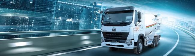 Hình ảnh xe bồn đổ bê tông