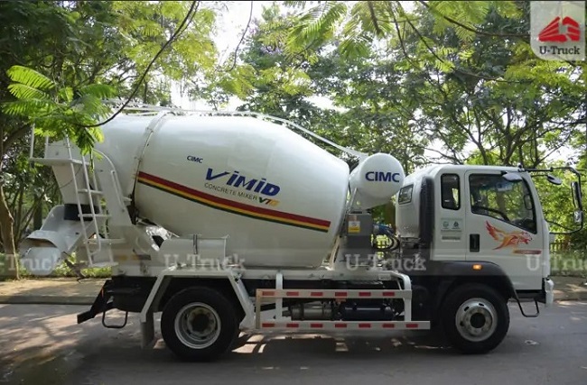Hình ảnh xe trộn bê tông H3 130 5m35m3