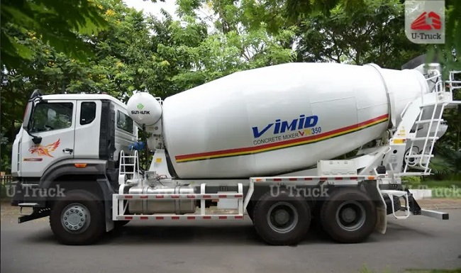 Hình ảnh xe trộn Howo Vx 350 12m3