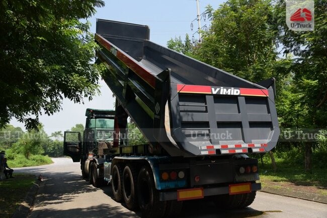 Thể tích thùng hàng của mooc ben được thiết kế rộng với các kích thước khác nhau