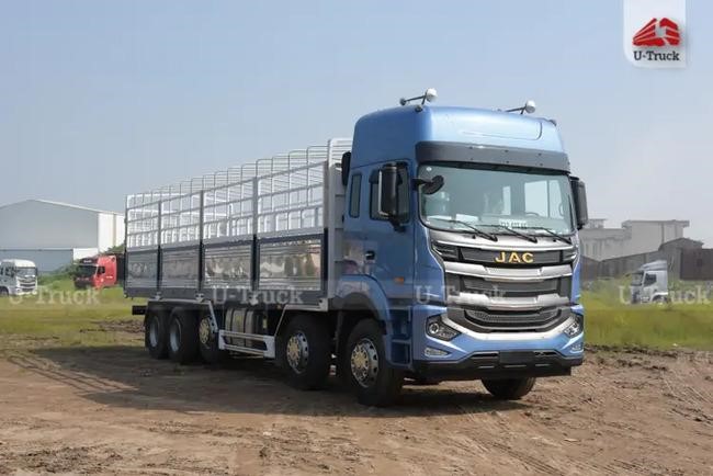 Xe tải 5 chân JAC A5 10x4 mui bạt 9 mét 7